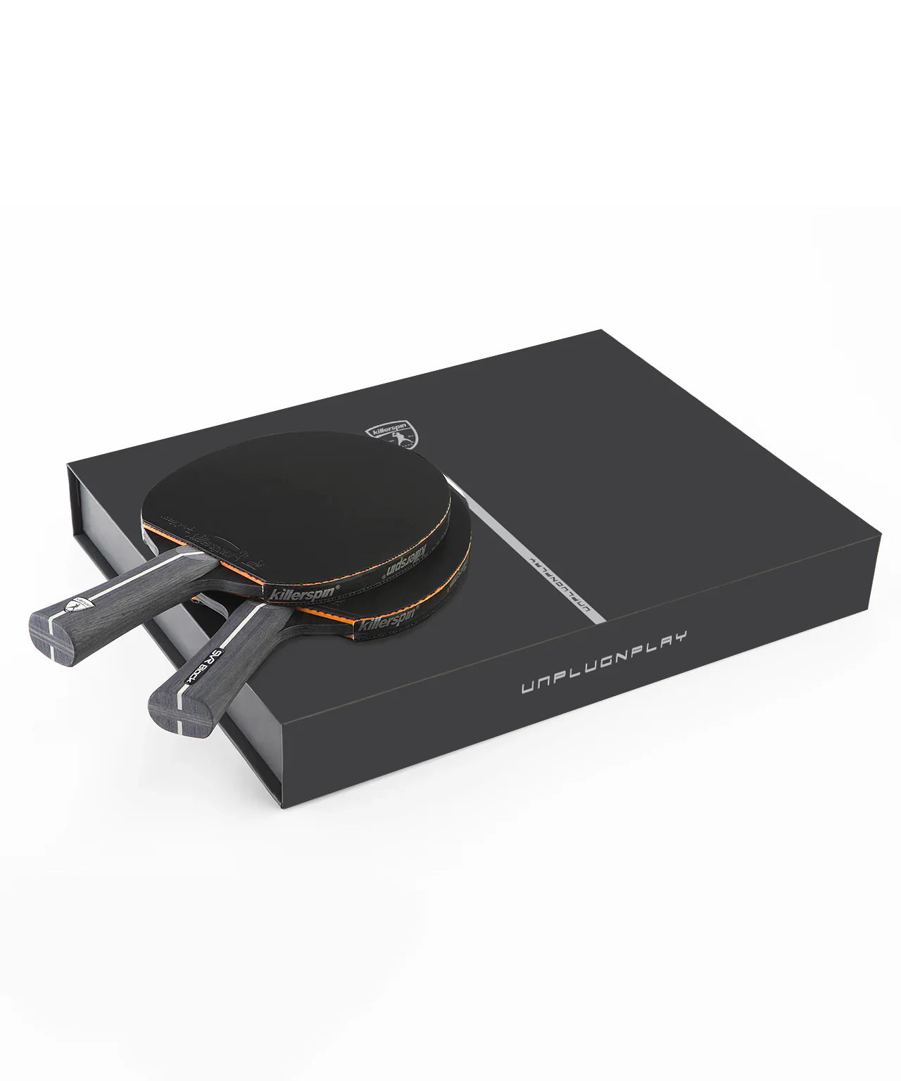 SVR Black 2U Ping Pong Paddle Set - Luxury Set for Competitive Players