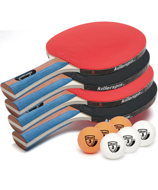 Jet Set 4 Ping Pong Paddle Set