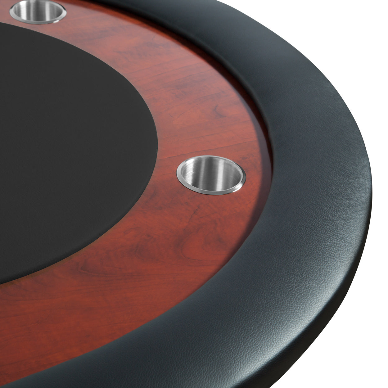 The Ultimate Poker Table (UPT) - Folding Leg Poker Table with Mahogany Racetrack