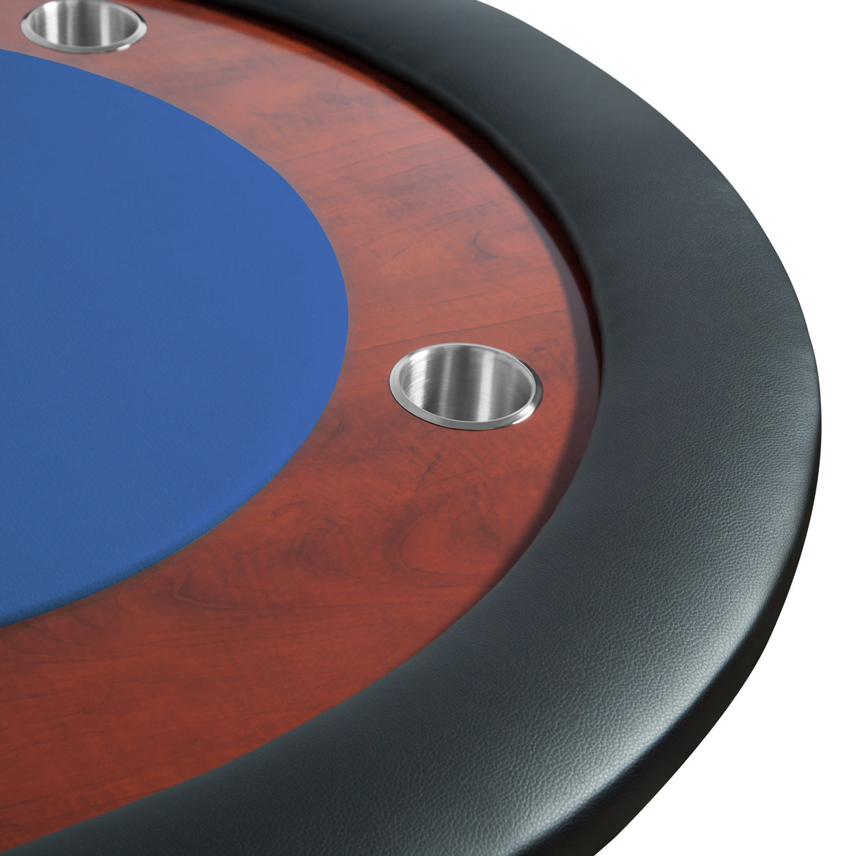 The Ultimate Poker Table (UPT) - Folding Leg Poker Table with Mahogany Racetrack