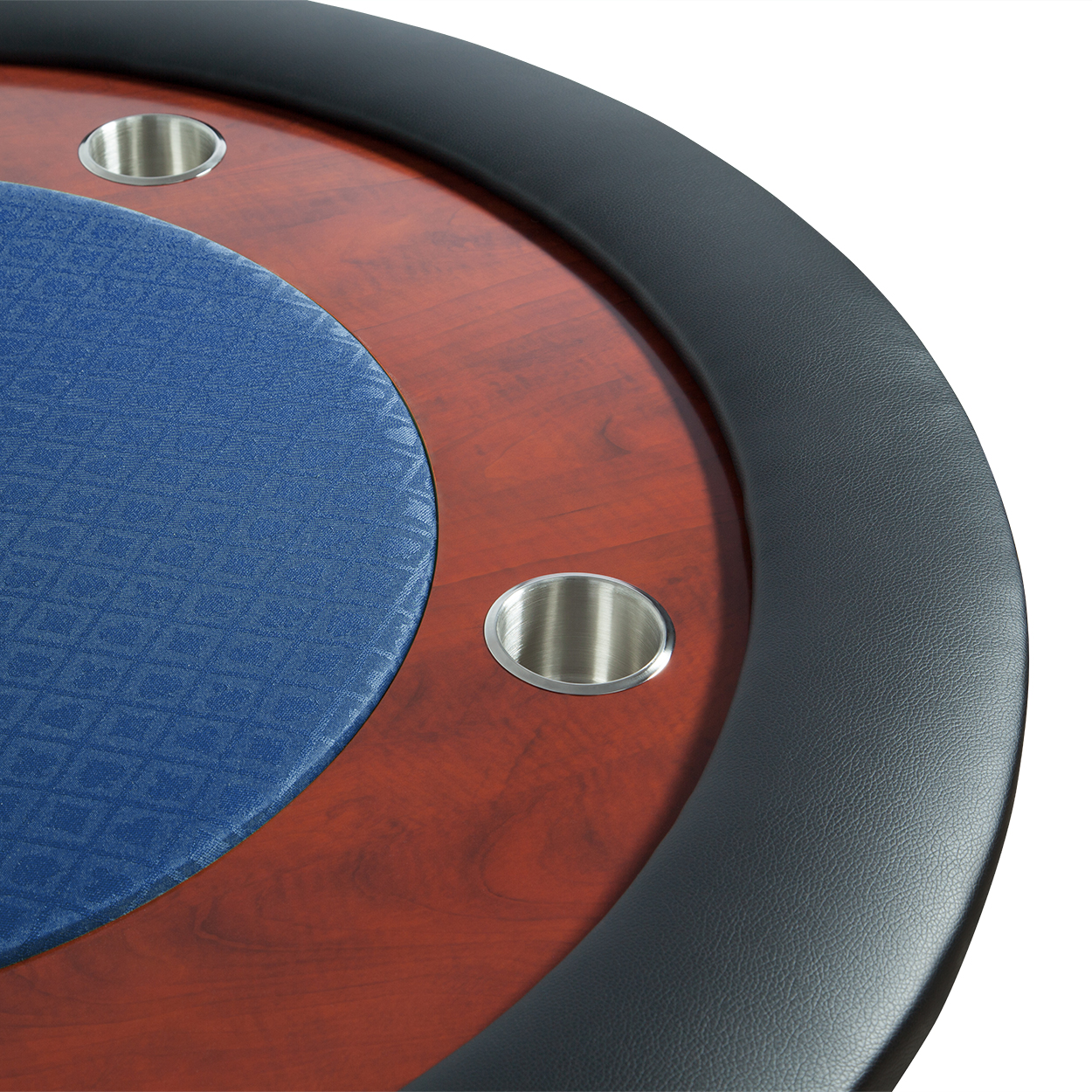 The Ultimate Poker Table (UPT) - Folding Leg Poker Table with Mahogany Racetrack