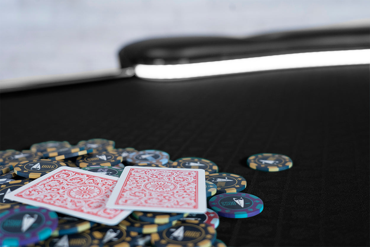 The Aces Pro Alpha LED Folding Leg Poker Table