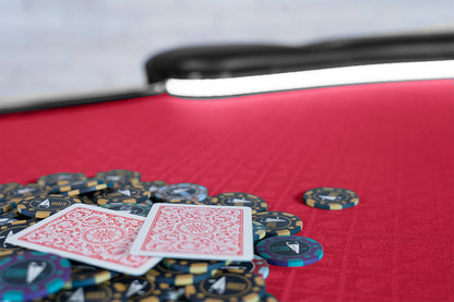 The Aces Pro Alpha LED Folding Leg Poker Table