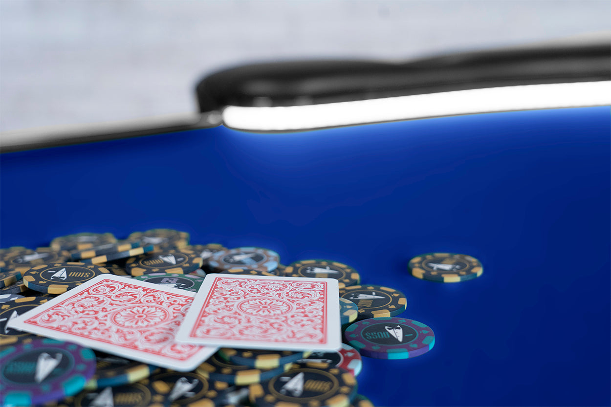 The Aces Pro Alpha LED Folding Leg Poker Table