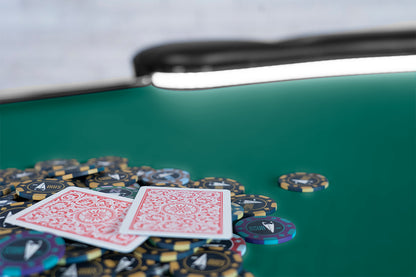 The Aces Pro Alpha LED Folding Leg Poker Table