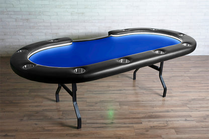 The Aces Pro Alpha LED Folding Leg Poker Table