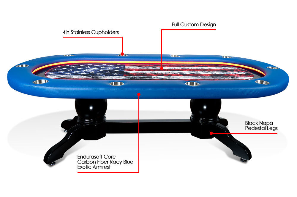 The Elite Alpha LED Poker Table