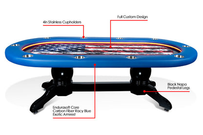 The Elite Alpha LED Poker Table
