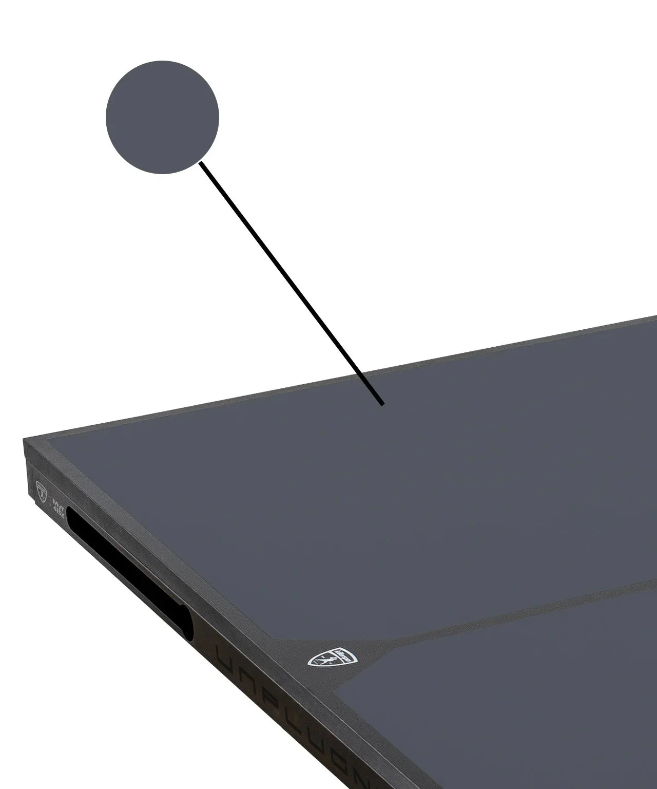 MyT 415X Max - Graphite - Indoor Folding Table Tennis Table