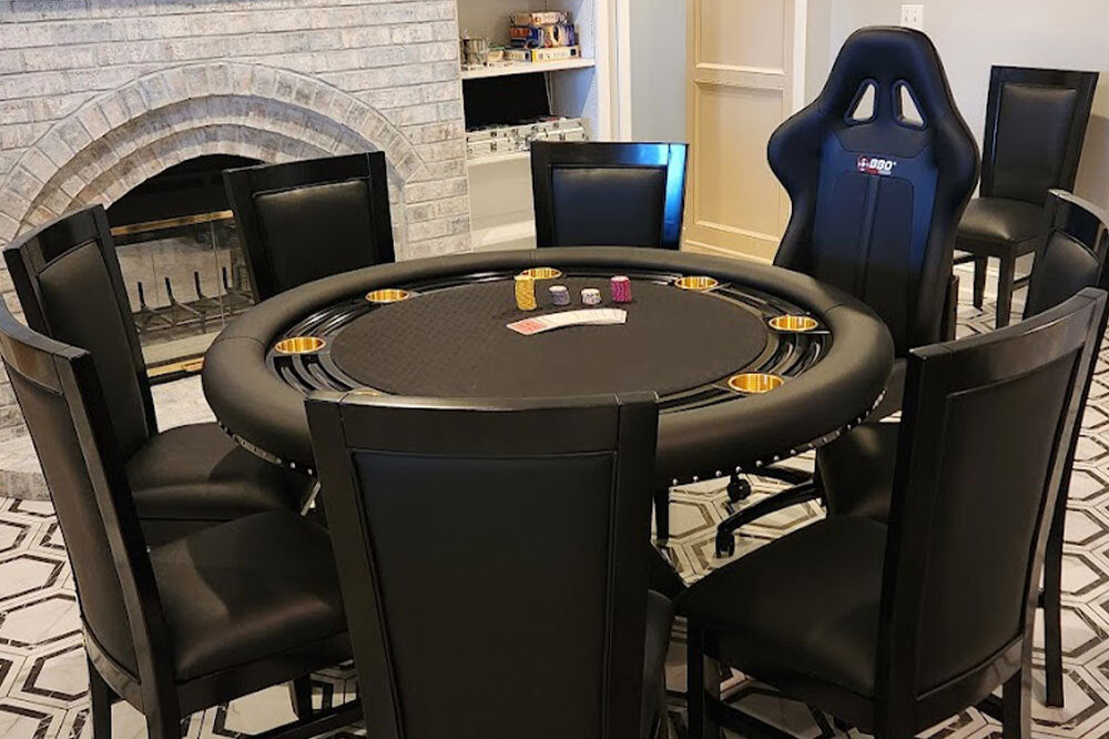 The Nighthawk Poker Table with Chip Tray