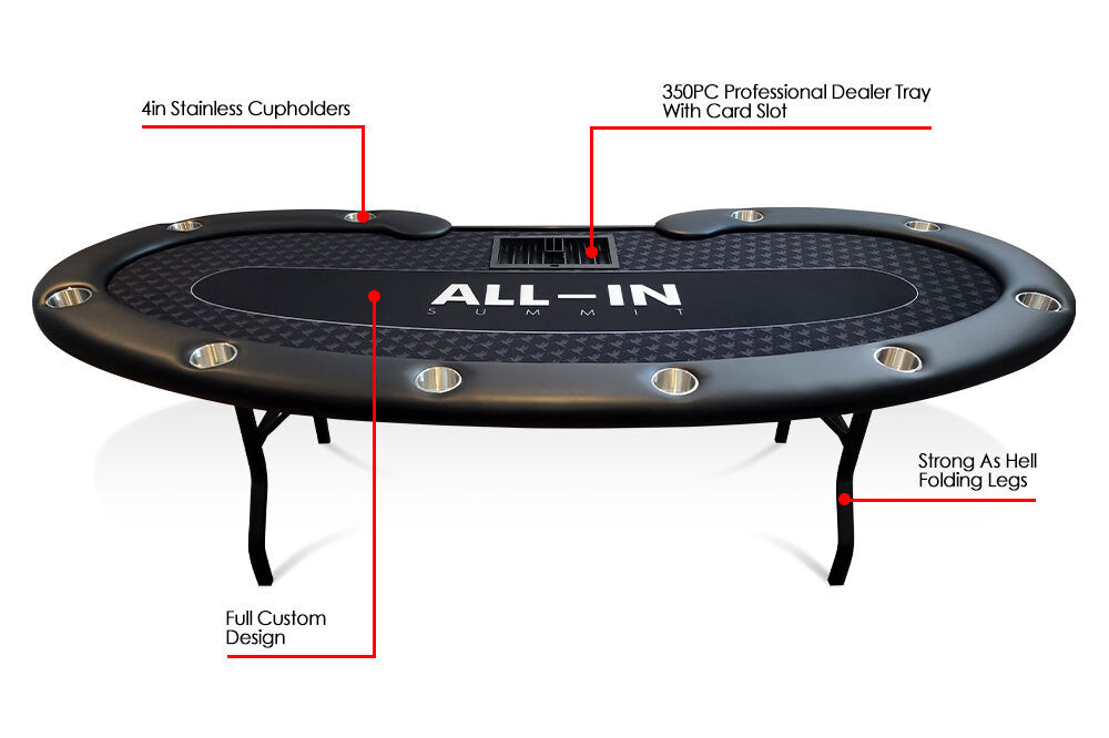The Prestige Folding Leg Poker Table