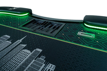 The Aces Pro Alpha LED Folding Leg Poker Table