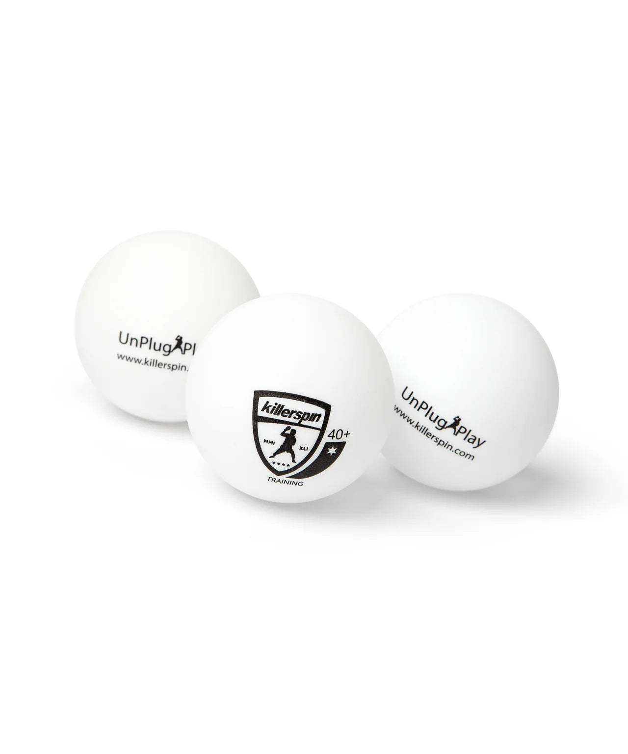 25 Pack - Training Ping Pong Balls 40+ (White)