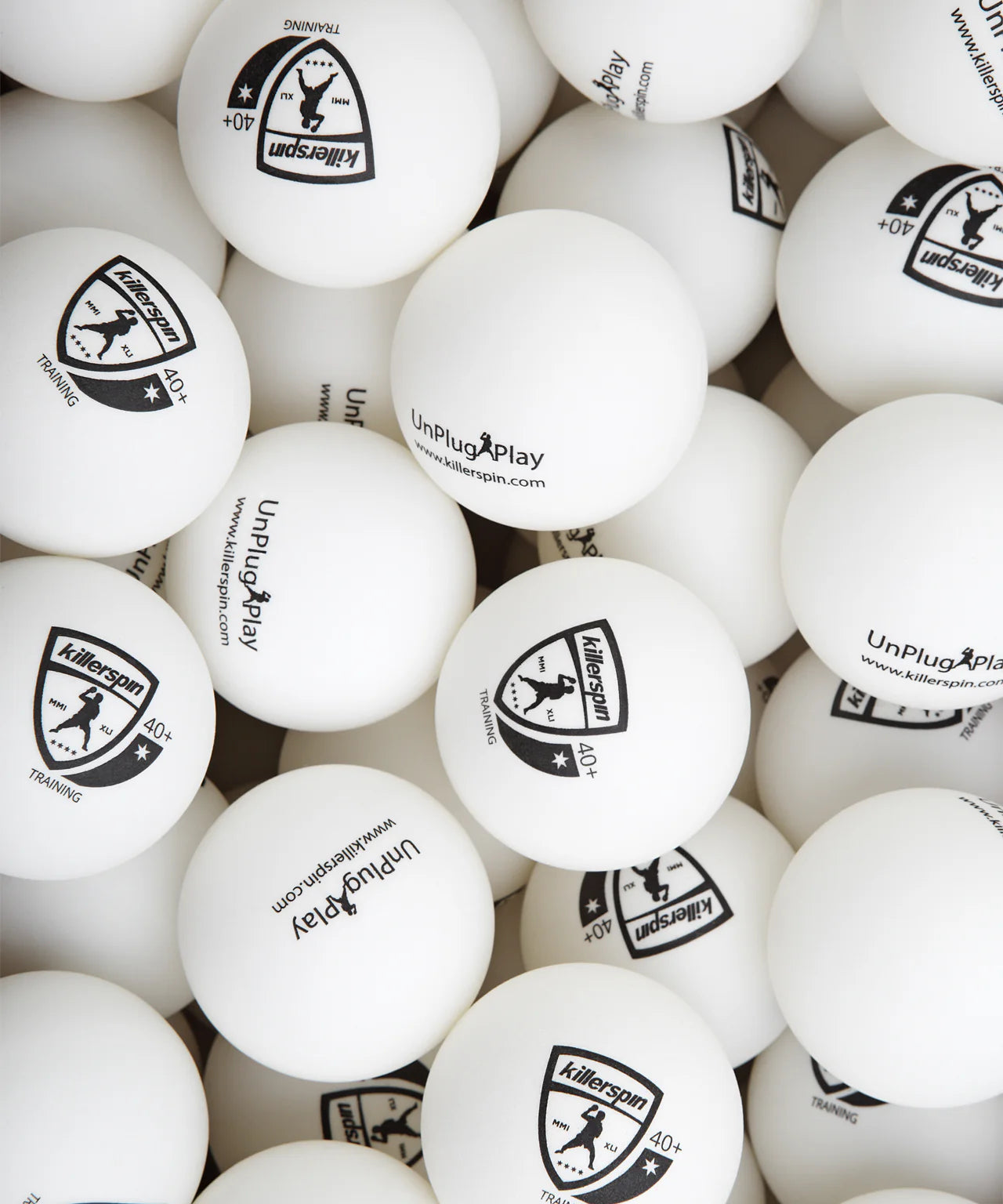 25 Pack - Training Ping Pong Balls 40+ (White)
