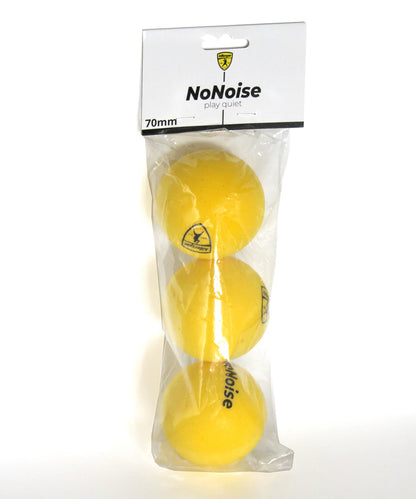 NoNoise Ping Pong Balls – Pack of 3 Balls (70mm)