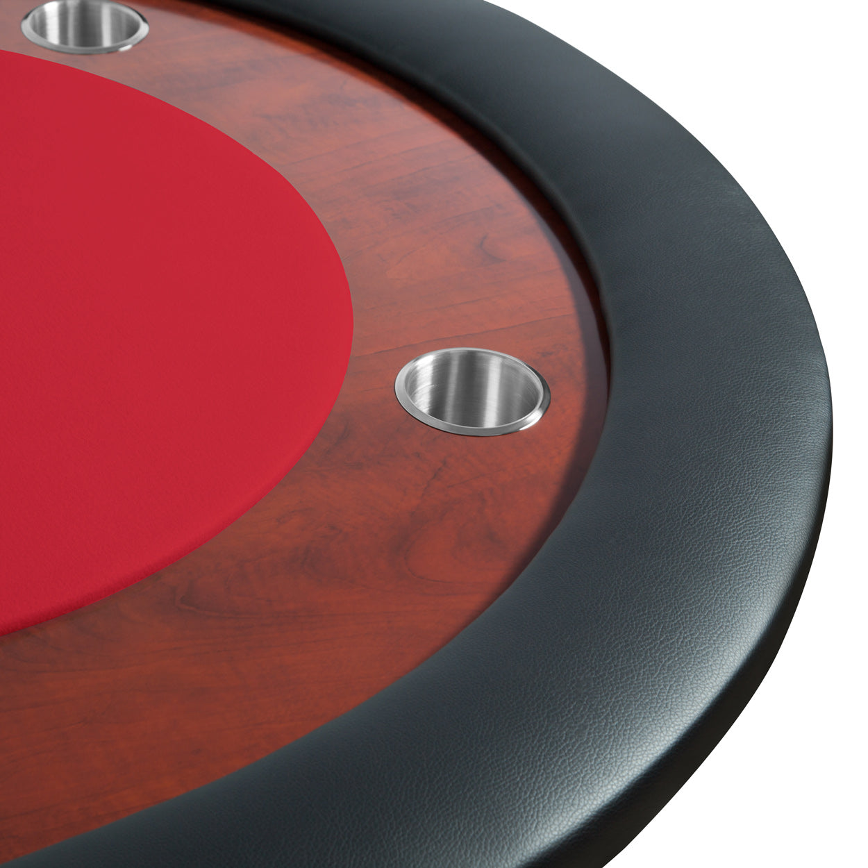 The Ultimate Poker Table (UPT) - Folding Leg Poker Table with Mahogany Racetrack