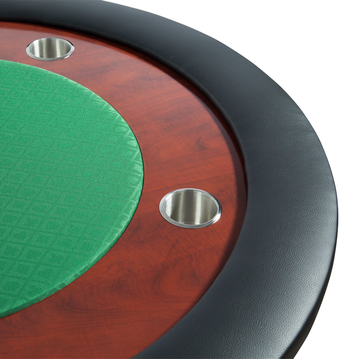 The Ultimate Poker Table (UPT) - Folding Leg Poker Table with Mahogany Racetrack